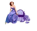 Woman at heart with Rose