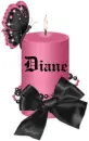 Pink Candle - Diane