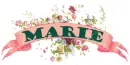 Marie ... flowered banner