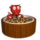 devil in hot tub