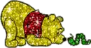 pooh bear and caterpilar