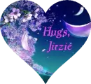 Violet Flowers - Hugs - Jirzie