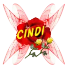 Butterfly Red and Yellow Rose- Cindi