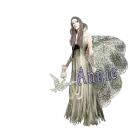 Beautiful Lady in White Fairy - Annie