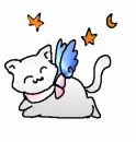 gatito con alas