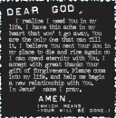 Dear God