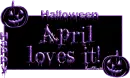 purple april loves it
