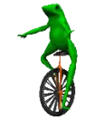 frog on a bike