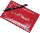 leather guest book