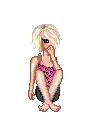 Blinking blonde doll