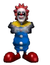 clown making balloon animals