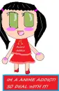 Im a Anime Addict (red girl)
