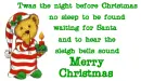 Twas the night before Christmas