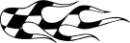 checkered flag flame