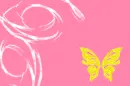 butterfly with swirls