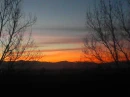 Mountain sunset