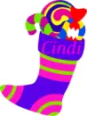 Colorful Xmas Stocking - Cindi