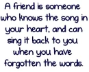 a friend