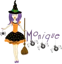 NAME MONIQUE/WITCH/SPIDERS