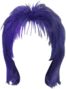 blue wig