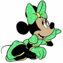 Minnie Mouse - Green/Yellow