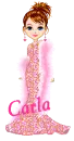 Pink Sparkle Lady - Carla
