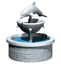 dolphin water fountain