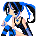 Blue Anime Girl