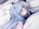 Ashe...kissing her cat 