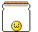 small smiley in a jar