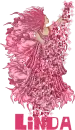 Pink glitter girl