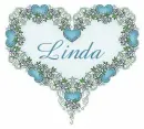 Blue rose heart