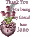 Thank you for being my friend Jane