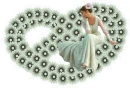 Flowered pretzel with wife
