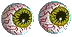 looking eyeballs