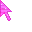 pink sparkly arrow