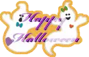 Happy Halloween ghosts