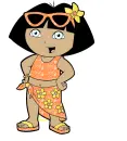 Dora - Orange/Yellow