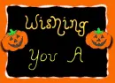 Wishing You A Happy Halloween (Spin Slats Effect)