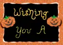 Wishing You A Happy Halloween Glitter
