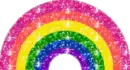 sparkly rainbow