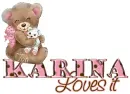 Karina ... little Teddy