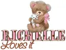 Richelle ... little Teddy