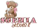 Sophia ... little Teddy