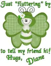 "Fluttering" By - Diane