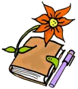 Day Planner w/flower