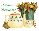 Tea with Autumn Blessings