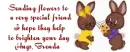 Sending flowers to friend