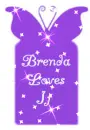 Brenda loves it butterfly tag