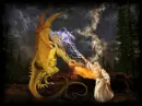 wizard dragon battle